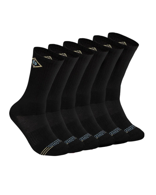Whipper Snapper Socks; Youth Black Crew 2.0 (1Y-5)