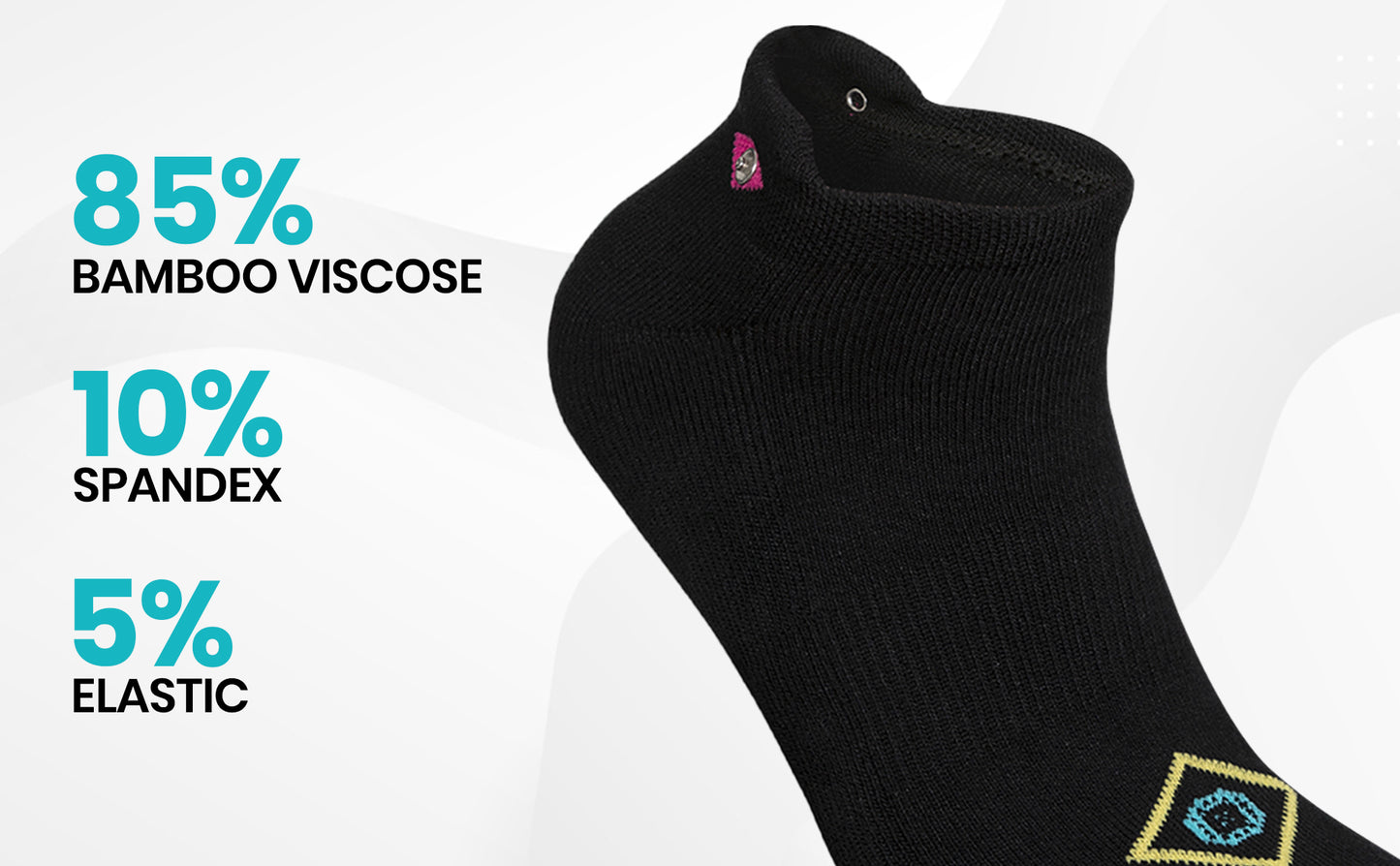 Whipper Snapper Socks: Viscose Bamboo Classic Ankle Socks (3 Pairs Per Pack)