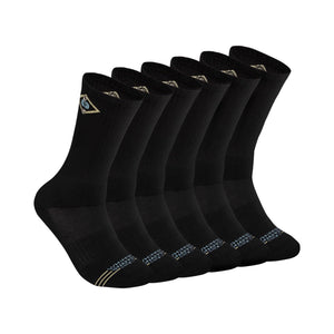 Whipper Snapper Socks: Men's Black Crew 2.0