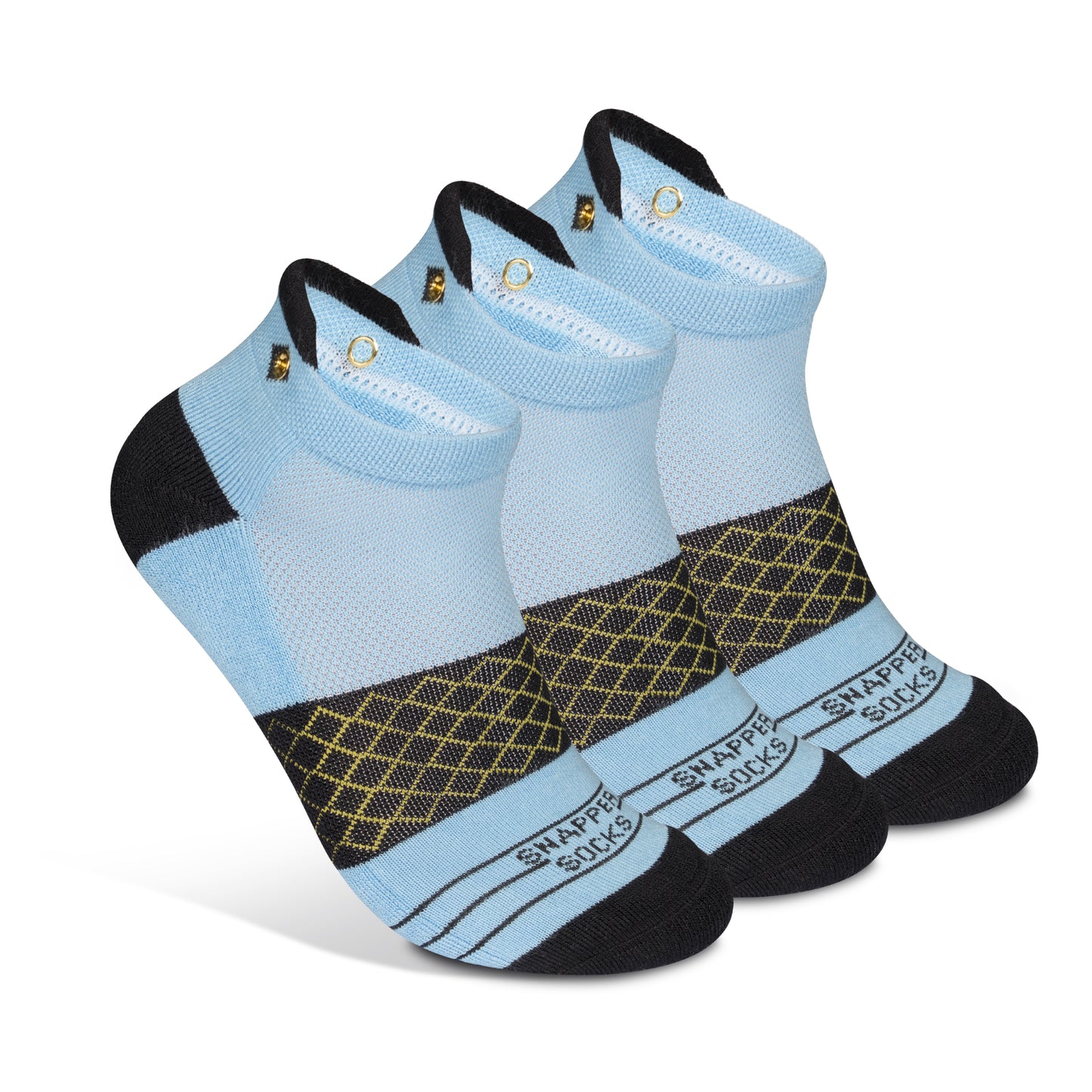Baby Blue Bamboo Athletic Ankle