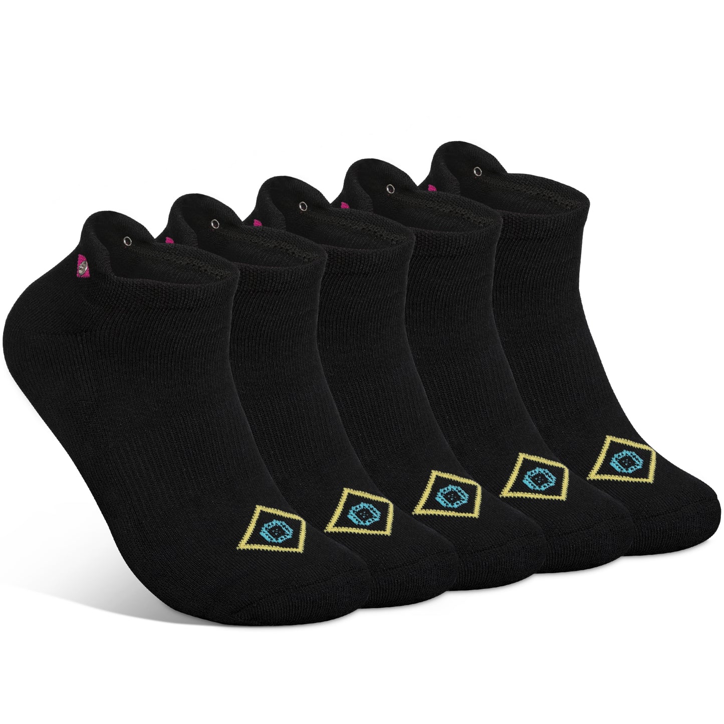 Bamboo Cushioned Ankle Socks; Youth 1Y- 5 (5 Pack)