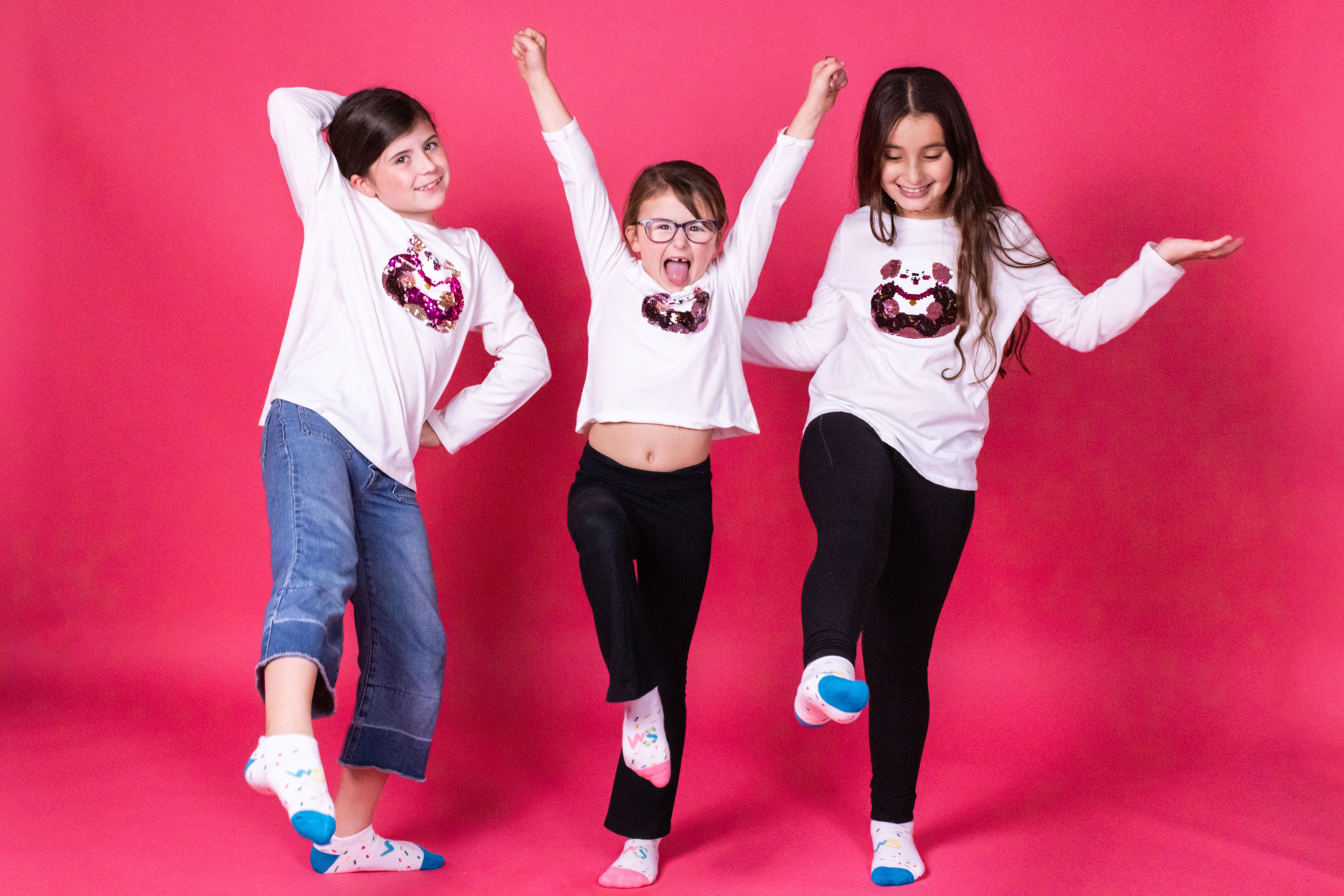 Whipper Snapper Socks, Pink Sprinkles Blue Sprinkles