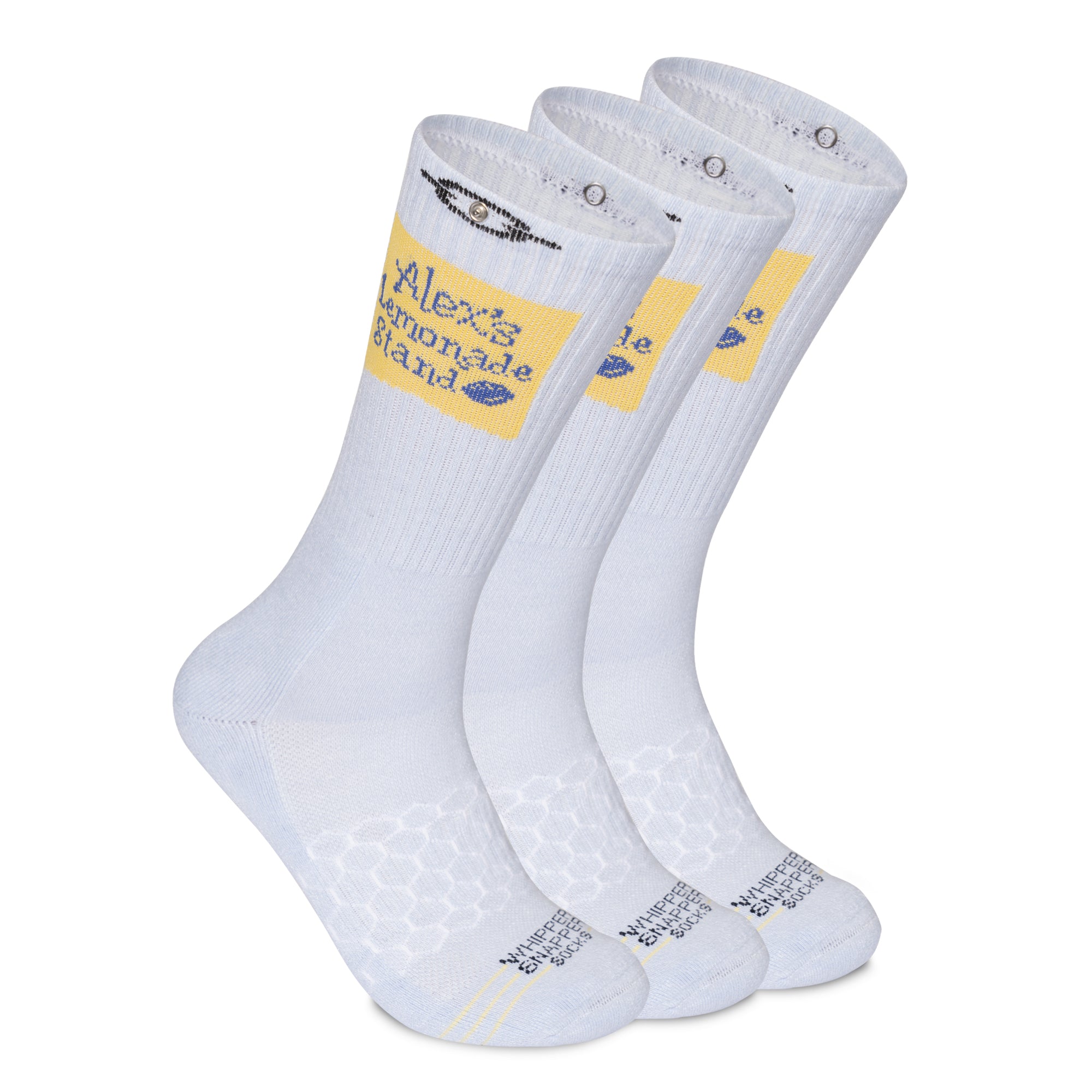 Alex's Lemonade Crew Socks (3 Pairs Per Pack)
