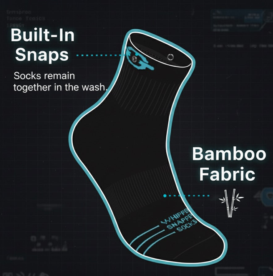 Essentials Bamboo Quarter Crew Socks 3-pack