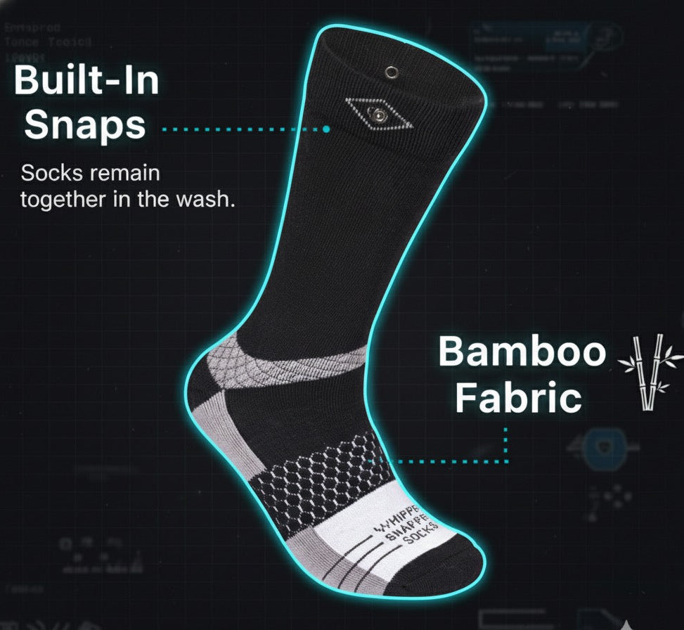 Athletic Bamboo Crew Socks 3-Pack