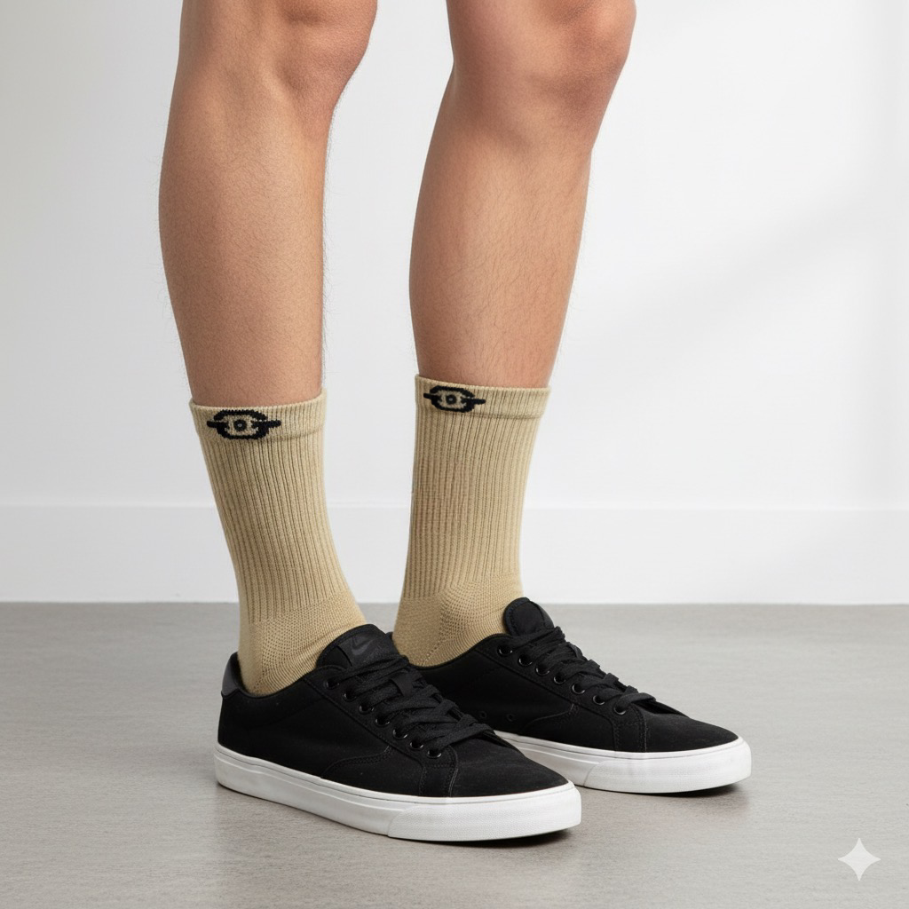 Essentials Bamboo Crew Socks 3-pack