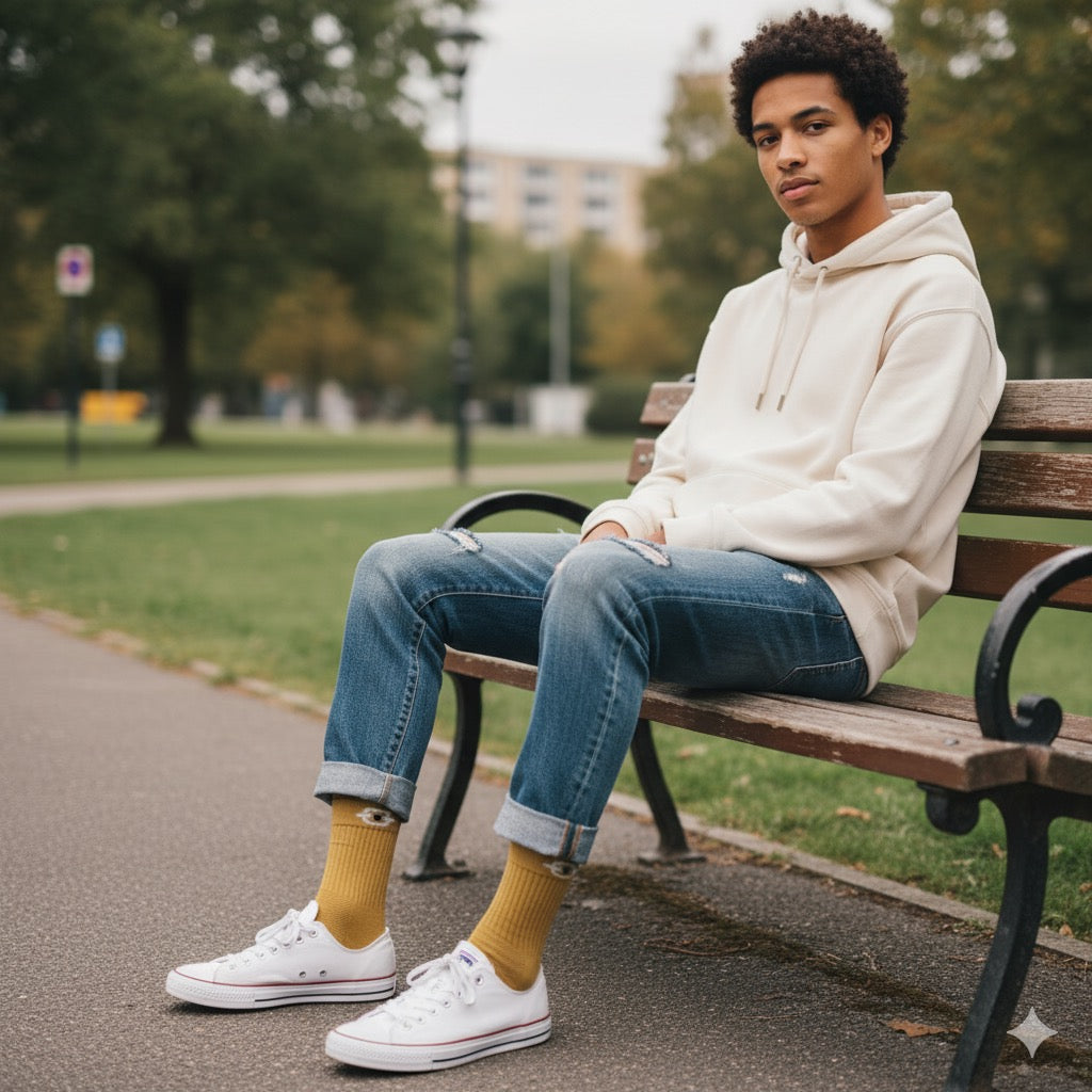 Essentials Bamboo Crew Socks 3-pack