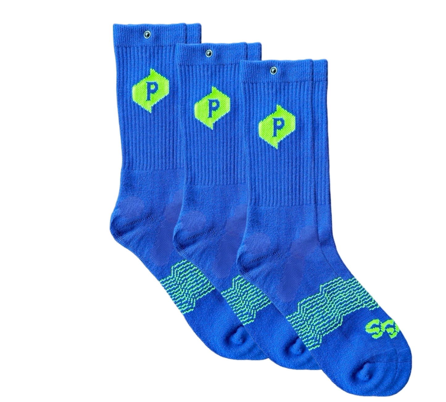 Bamboojie Swag Blue Crew Socks (3 Pack)